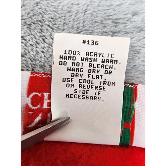 Vintage 90s Nutcracker Dual-Sided Teddy Bear Christmas Sweatshirt Size M Red - Picture 7 of 10